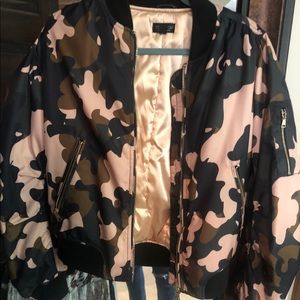 TOPSHOP Camo Jacket